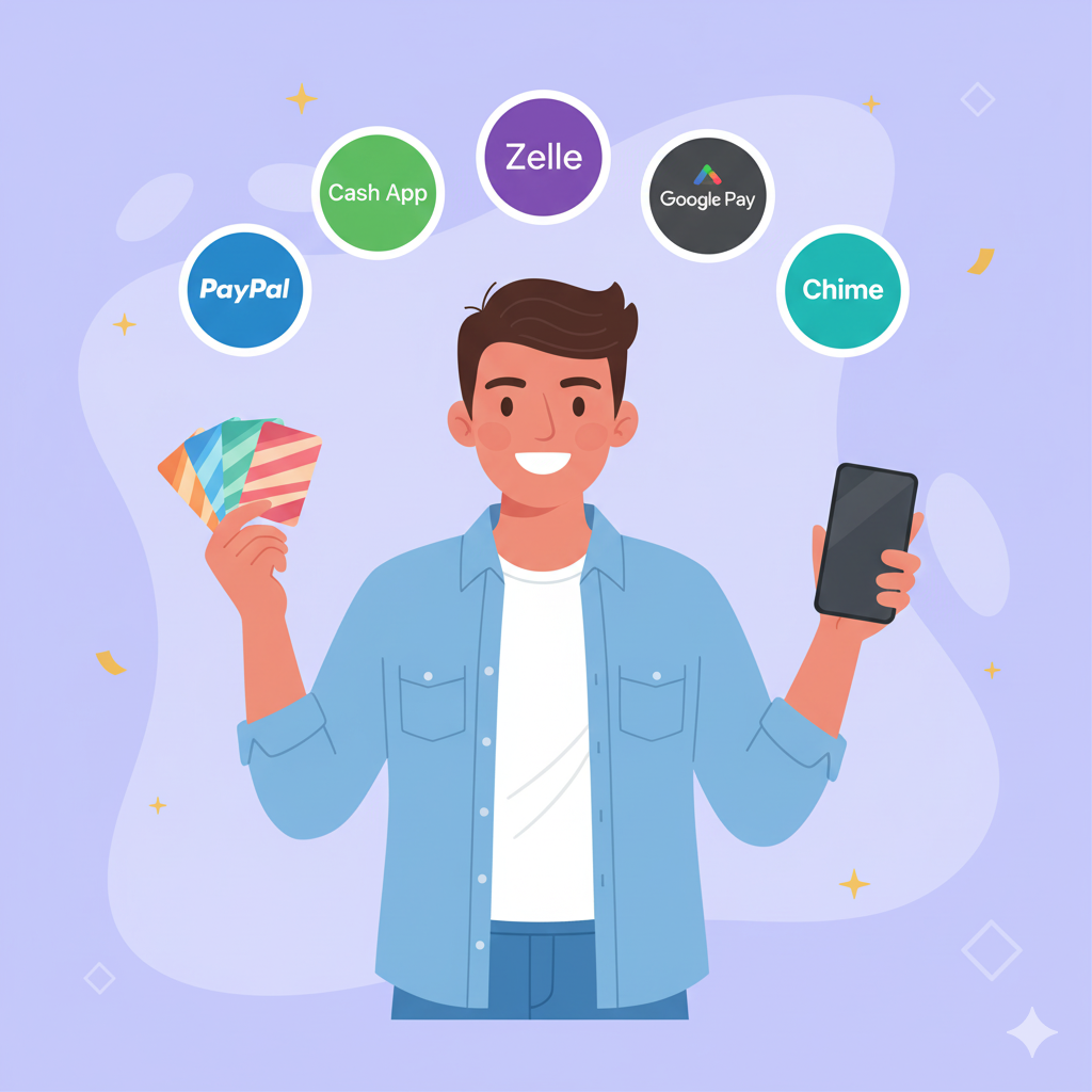 Select payout method